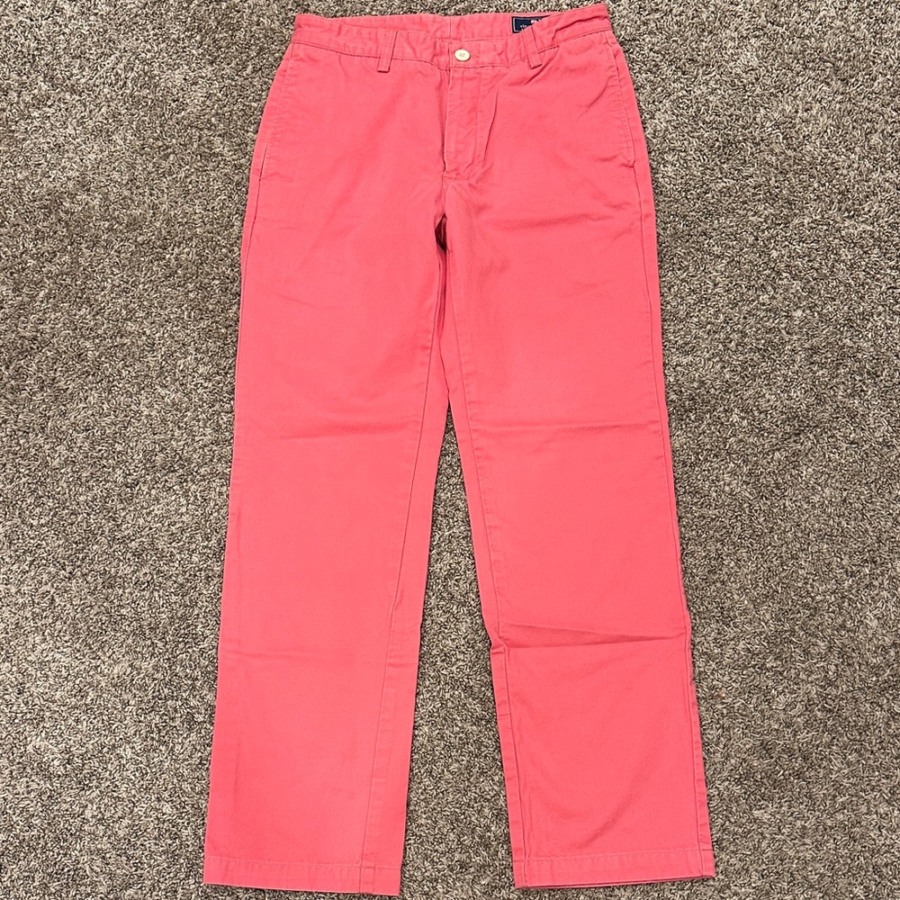 Vineyard Vines Classic Club Pant Preppy Chino Nantucket Red Trousers